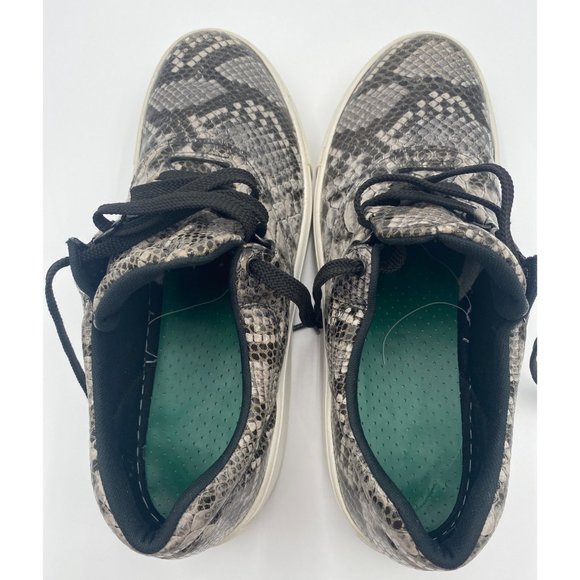 SAS Free Rein Mamba Python Print Lace Up Sneakers Black Women's Size 10 N - Picture 5 of 8